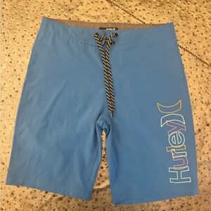 Hurley Men's 28 Blue Board Shorts